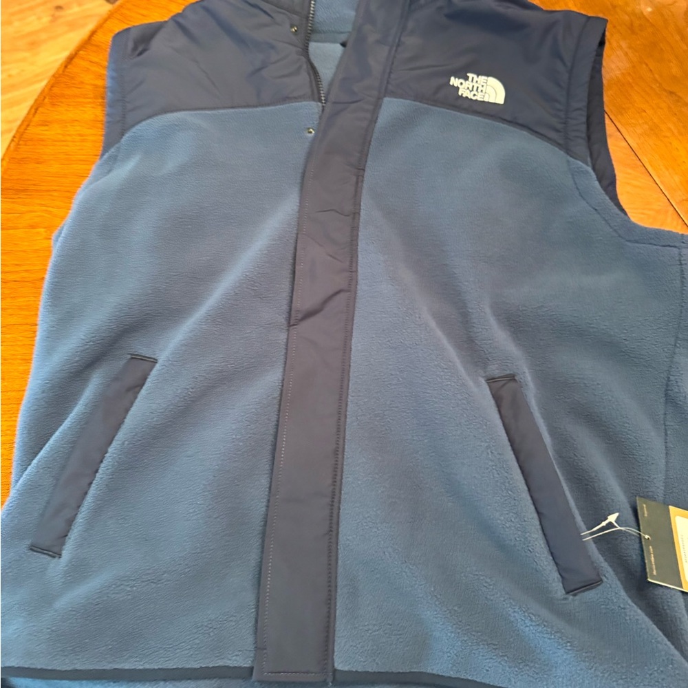 The North Face Blue Fleece Vest